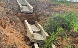 Cao tốc Biên Hòa - Vũng Tàu xói lở