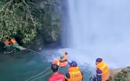 Tìm thấy thi thể du khách bị nước cuốn khi tắm thác ở Tuyên Quang