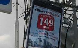 Lần theo các quảng cáo bán căn hộ trên... cột điện