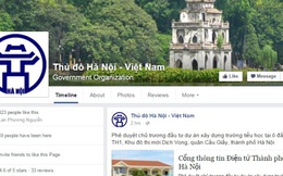 UBND thành phố Hà Nội vừa lập Facebook riêng