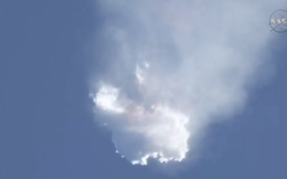 Tên lửa Falcon 9 vừa nổ tung trong không trung