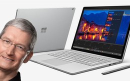 Tim Cook nói Microsoft đang "ảo tưởng" về Surface Book