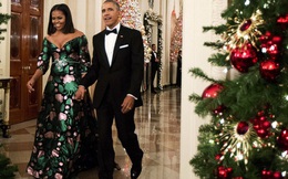 Bà Michelle cực xinh đẹp, sánh đôi cùng ông Obama tới dự lễ trao giải Kennedy Center Honors 2016