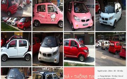 Ôtô điện rao bán "rộn ràng" trên Facebook: Rẻ hơn xe máy, nhưng bị cấm...lưu thông