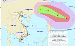 Hoàn lưu cơn bão mạnh ảnh hưởng tới vùng Đông Bắc Biển Đông