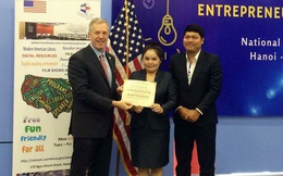 Vợ chồng Việt chiến thắng cuộc thi Ý tưởng khởi nghiệp của Đại sứ Mỹ