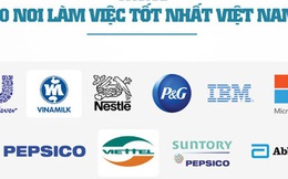 [Infographic] Công ty Việt trong 10 nơi làm việc tốt nhất Việt Nam