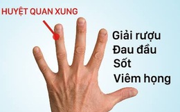 Người hay uống rượu, hãy bấm huyệt này để bảo vệ gan