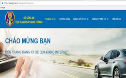 Thí điểm đăng ký xe ô tô qua mạng Internet tại Hà Nội, TP.HCM