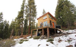 Ngôi nhà gỗ 18m² yên bình giữa rừng do cặp đôi tự tay xây dựng