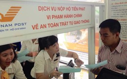 Giờ vi phạm giao thông, người Sài Gòn có thể tới bưu điện nộp phạt