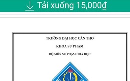 Sinh viên bức xúc vì khóa luận của mình bị rao bán rẻ như cho trên mạng