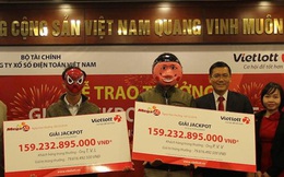 Hai khách hàng ở Thái Bình, Bến Tre chia đôi giải Jackpot 159 tỷ đồng