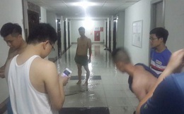 Vỡ đường ống, nước ngập lênh láng tại chung cư của đại gia Lê Thanh Thản