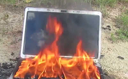Laptop Dell cháy nổ, nhà sản xuất đổ lỗi cho pin hãng thứ ba