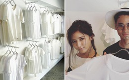 Cửa hàng chỉ bán áo phông trắng, còn "chảnh" tới mức chỉ mở cửa duy nhất thứ 7 nhưng luôn nườm nượp khách đến mua