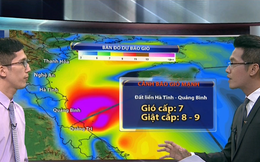 Khoảng từ 15 - 16h chiều nay, bão số 4 sẽ đổ bộ trực tiếp vào Quảng Bình, Quảng Trị