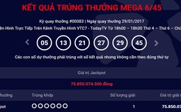 Đã có người đầu tiên trúng gần 76 tỷ đồng xổ số Vietlott vào đúng mùng 2 Tết Nguyên Đán