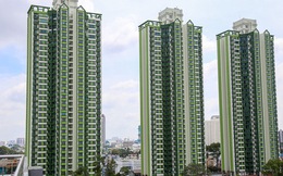 Cao ốc Thuận Kiều Plaza bỏ hoang bỗng "lột xác" với màu xanh lá nổi bật tại trung tâm Sài Gòn