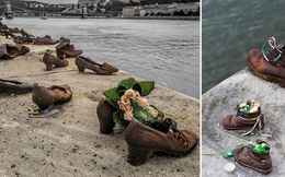 Nhìn thấy hơn 60 đôi giày bên dòng sông Danube ở Hungary, nhiều người bật khóc khi biết câu chuyện ám ảnh phía sau