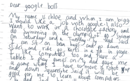 Cô bé 7 tuổi viết thư xin việc tại Google và nhận được hồi đáp bất ngờ của CEO Sundar Pichai