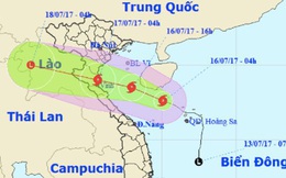 Bão số 2 tăng cấp nhắm Thanh Hóa - Hà Tĩnh, sóng biển cao 5m
