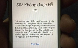 SIM ghép 4G đã bị khoá, người dùng iPhone lock hết sức cẩn thận!