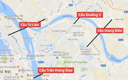 4 cây cầu mới trị giá gần 2 tỷ USD sắp xây tại Hà Nội