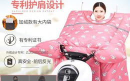 Đây là chiếc áo khoác chăn ấm của Trung Quốc dành riêng cho các "ninja xe tay ga" trong mùa đông năm nay
