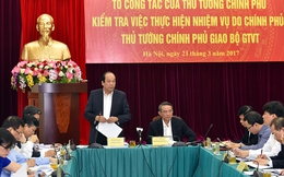 Thủ tướng yêu cầu Bộ GTVT giải trình 9 vấn đề