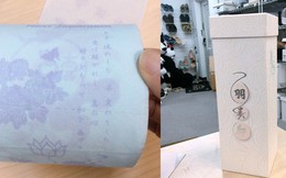 Giấy vệ sinh sang chảnh 1 triệu đồng 3 cuộn, in cả thơ của Nhật Bản có gì đặc biệt?