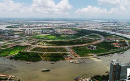 Cận cảnh dự án cầu 4.260 tỷ đồng đang xây dựng bắc qua sông Sài Gòn nối Quận 1 với Quận 2