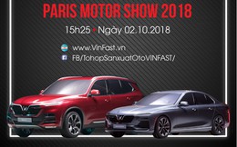 Đếm ngược lễ ra mắt xe hơi thương hiệu Việt tại Paris Motor Show 2018