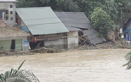 Lũ quét ở huyện Bảo Yên, Lào Cai: Gần 100 ngôi nhà bị sập, ngập nước
