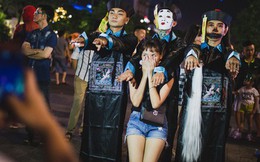 Hà Nội và Sài Gòn tràn ngập "ma quỷ" đêm Halloween: Từ cương thi, vô diện đến phù thủy tưng bừng xuống phố