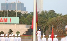 Lễ thượng cờ rủ tại quảng trường Ba Đình tưởng nhớ cố Thủ tướng Phan Văn Khải