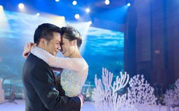 Cận cảnh đám cưới kỳ công xanh màu đại dương của Shark Hưng và cô dâu Á hậu
