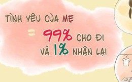 Tình yêu của mẹ: Thứ tình yêu cho đi 99% mà chỉ nhận lại được 1%