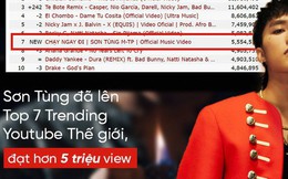 Sau 10 tiếng, MV "Chạy Ngay Đi" của Sơn Tùng M-TP lọt Top 10 video được xem nhiều nhất thế giới