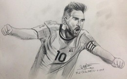 "Họa sĩ tiên tri" World Cup 2018 trên MXH: Cứ vẽ chân dung ngôi sao đội nào là đội ấy hoà hoặc thua