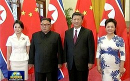 Video: Những hình ảnh "hiếm hoi" của ông Kim Jong-un và phu nhân ở Trung Quốc