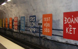 Bên trong những ga tàu điện ngầm đẹp hơn cả triển lãm nghệ thuật tại Thụy Điển