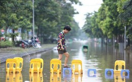 Những hình ảnh hiếm thấy trên đường phố sau trận ngập lụt kinh hoàng tại miền Bắc