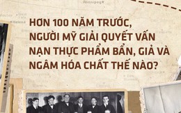 Hơn 100 năm trước, người Mỹ giải quyết vấn nạn thực phẩm bẩn, giả và ngâm hóa chất thế nào?