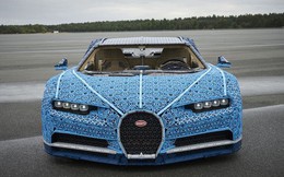 Lego dùng hơn 1 triệu mảnh ghép làm siêu xe Bugatti Chiron, lái được nhưng tốc độ chỉ bằng 1/21 xe thật