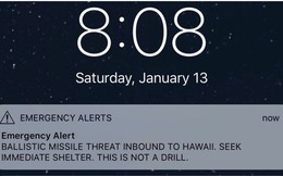 Người dân Mỹ được một phen hết hồn với báo động cảnh báo nguy cơ tên lửa đạn đạo tại Hawaii
