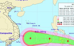 Xuất hiện áp thấp nhiệt đới có khả năng mạnh lên thành bão, hướng vào Nam Trung bộ