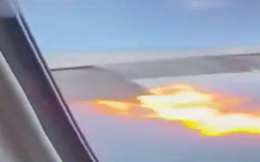 Kinh hãi khoảnh khắc Boeing 777 chở 360 người bốc cháy ngùn ngụt trên không
