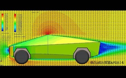 Anh YouTuber làm bài thử khí động lực học cho xe Cybertruck: hóa ra "cục gạch 4 bánh" này xé gió vút đi dễ dàng hơn bạn tưởng!
