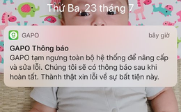 Gặp nhiều lỗi trong ngày đầu ra mắt, MXH Gapo thông báo bảo trì hệ thống